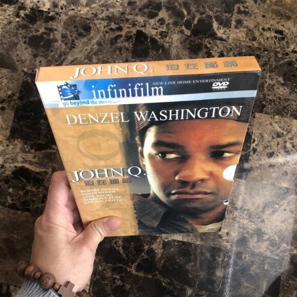 John Q (DVD, 2002) With Denzel Washington Cardboard & Plastic Case Holder - Picture 5 of 10